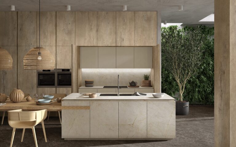 Techlam, la piedra sinterizada de Levantina, presenta dos colecciones de encimeras con ocho nuevos diseños exclusivos