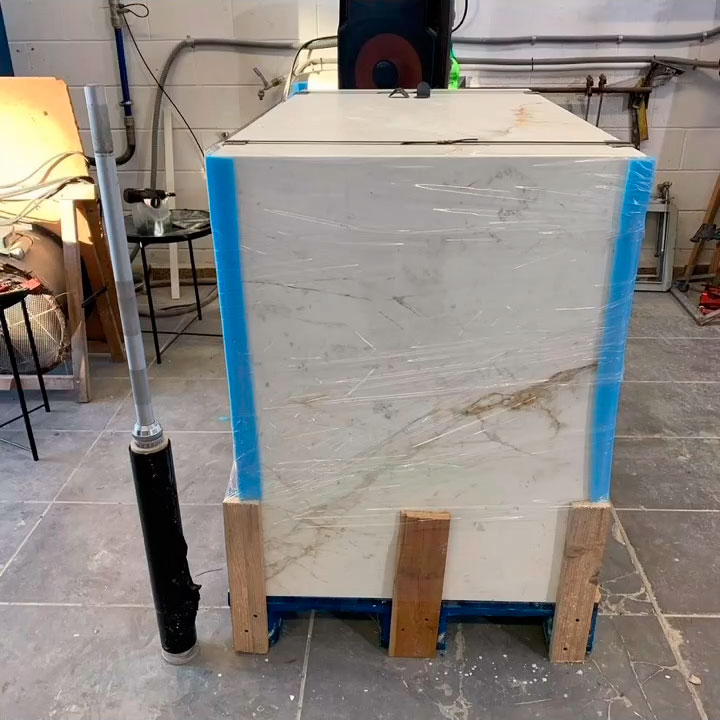 mostradores mármol neolith abu dhabi white | marmoles argentona