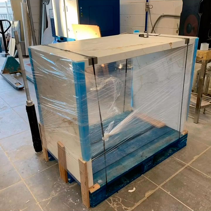 mostradores mármol neolith abu dhabi white | marmoles argentona