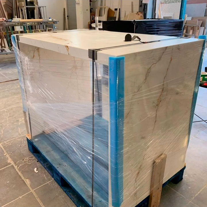 mostradores mármol neolith abu dhabi white | marmoles argentona